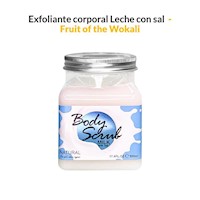 Exfoliante corporal Leche con sal 500ml - Fruit of the Wokali